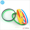 New style silicone bracelets custom 3d effected embossed logo blank silicone bracelets